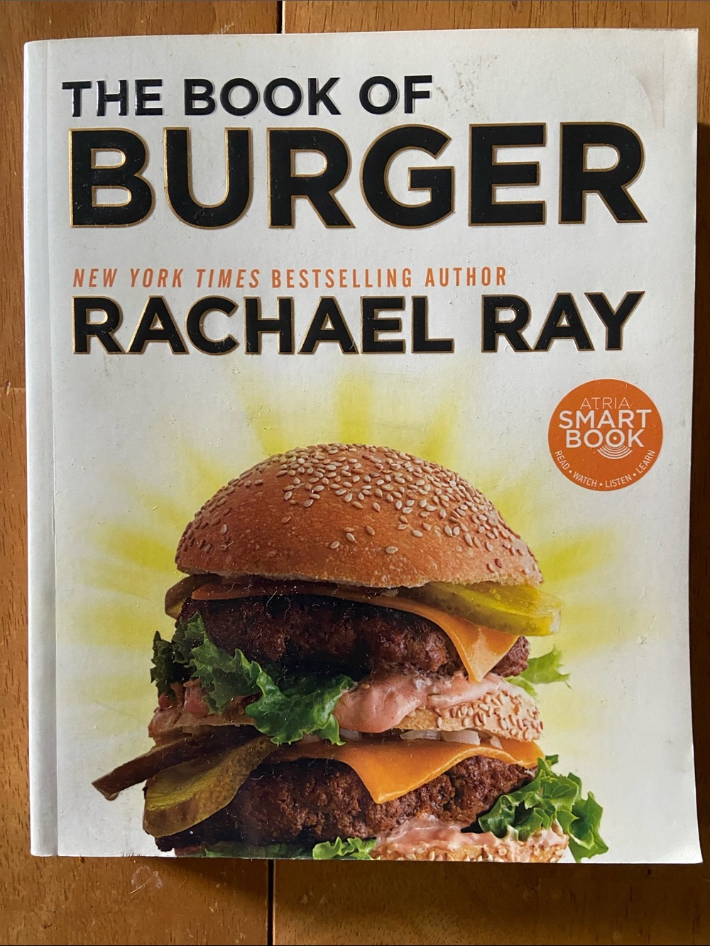 Rachael Ray Book of Burger cookbook burgers ground beef hamburger cheeseburger